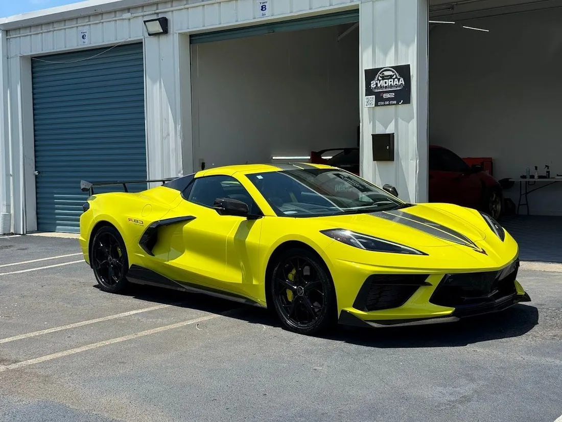 2022 Chevrolet Corvette C8.R ceramic coating in Clearwater, FL